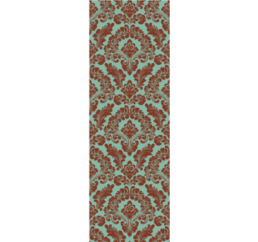 Vintage roller blind elegant damask pattern - TenStickers