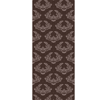 Vintage roller blind with timeless floral designs - TenStickers