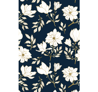 Botanical Illustration flower blind - TenStickers