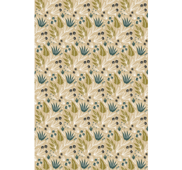 Flowers Classic roller blind - TenStickers