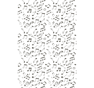 Music notes Classic roller blind - TenStickers