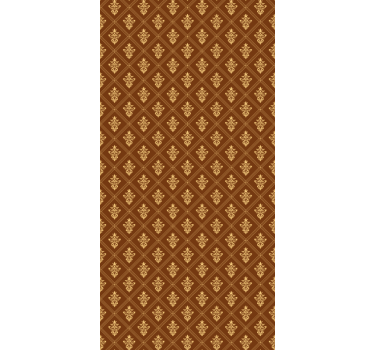 Ornate Golden Pattern classic blind - TenStickers