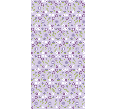 Floral Pattern Harmony flower blind - TenStickers
