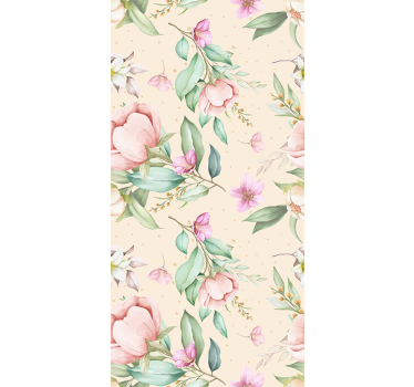 Original floral design Shade for balcony - TenStickers