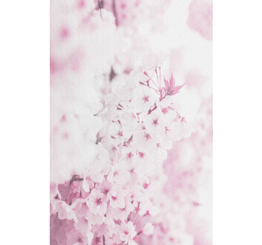 Light pink flower background Flower roller blind - TenStickers