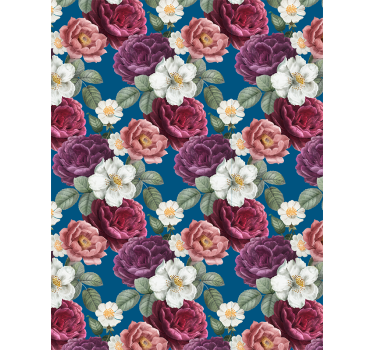 Vibrant Rose Arrangement flower blind - TenStickers