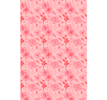 Romantic Rose Pattern flower blind - TenStickers