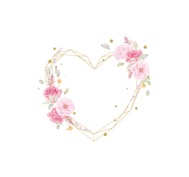 Heart arrangement flower blind - TenStickers