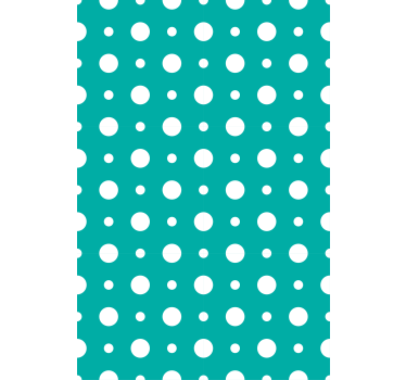 Blue polka dot motif modern blind - TenStickers