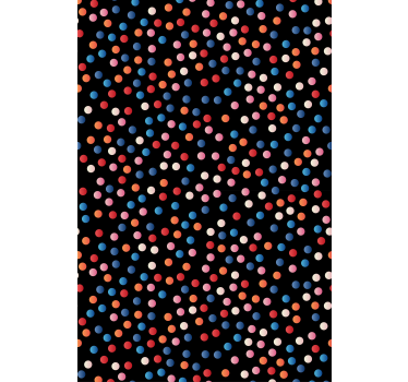Colorful Polka Dots childrens blind - TenStickers
