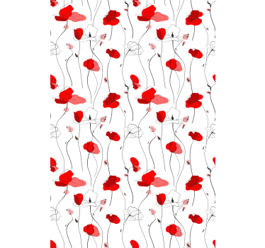 Elegant Floral Bloom flower blind - TenStickers