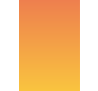 shades of orange colors Master bedroom window blind - TenStickers
