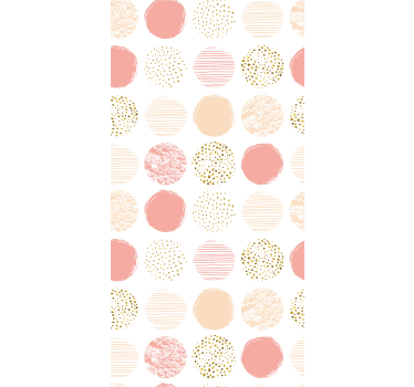 Pastel dot variety modern blind - TenStickers