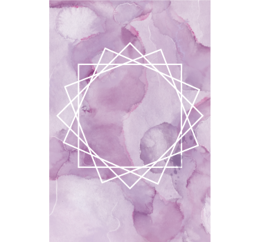 Aquarella elegant star texture and pattern blind - TenStickers