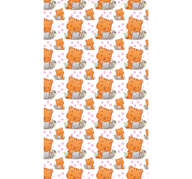 Baby cat patterns childrens blind - TenStickers