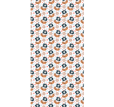 Pirate ship pattern childrens blind - TenStickers