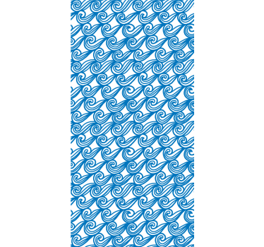 Texture and pattern blind flowing wave design - TenStickers