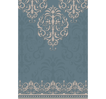 Floral mirror frames Blind art - TenStickers