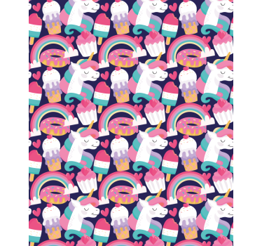 Magical Creature Pattern funky roller blind - TenStickers