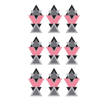 Geometric Triangular Shapes modern blind - TenStickers