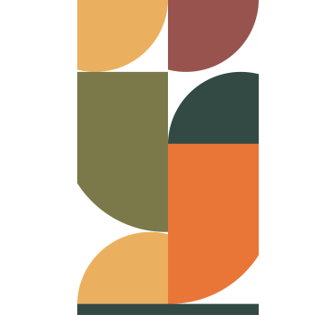 Abstract geometric art Blind art - TenStickers