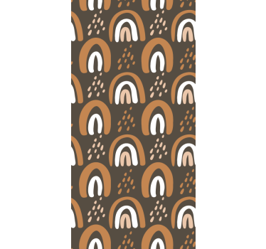 Painted earthy rainbows childrens blind - TenStickers