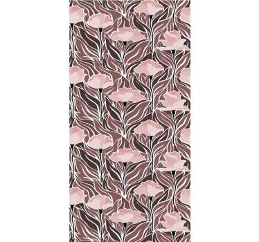 Elegant beige patterns flower blind - TenStickers