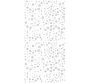 Abstract circular pattern modern blind - TenStickers