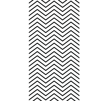 Chevron Patterned Design modern blind - TenStickers
