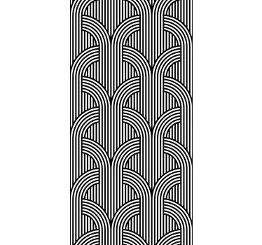 Line design pattern Modern roller blind - TenStickers