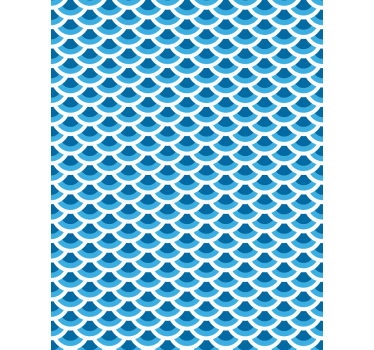 Texture and pattern blind ocean wave design - TenStickers