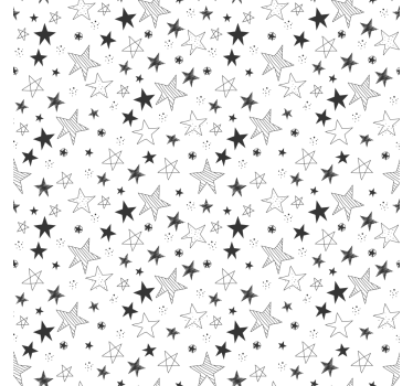 Grey starry adventure childrens blind - TenStickers