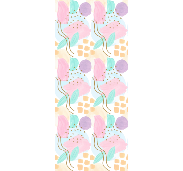 Abstract floral patterns modern blind - TenStickers