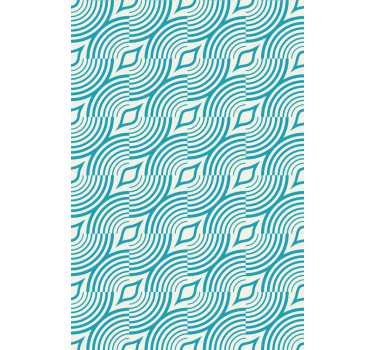 Curved wave pattern texture and pattern blind - TenStickers