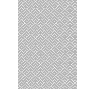 Light grey lines in zig zag Nordic roller blind - TenStickers