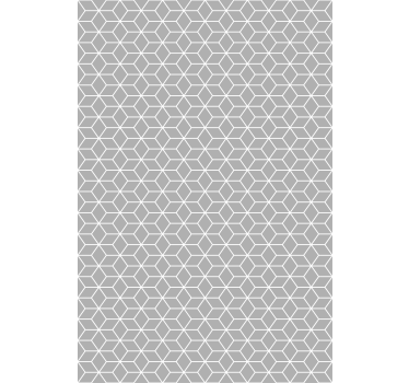 Texture and pattern blind in hexagonal grey - TenStickers