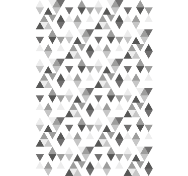 Grey triangle pattern modern blind - TenStickers