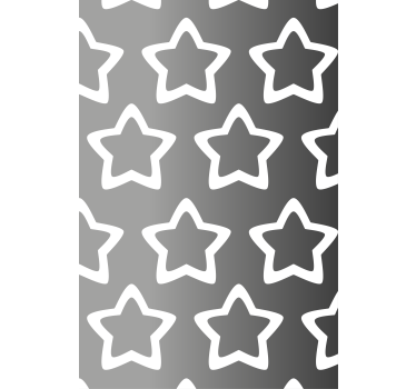 Metal star gradient  Modern roller blind - TenStickers