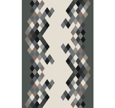 Color shades color blocks Living room roller blind - TenStickers
