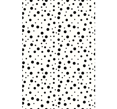 Black polka dots texture and pattern blind - TenStickers