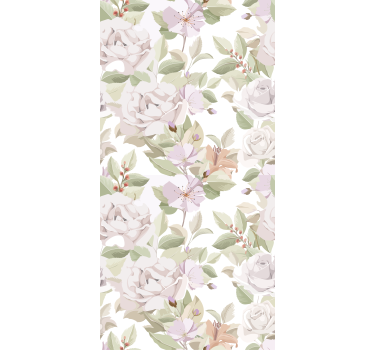 Graceful Botanical Composition flower blind - TenStickers