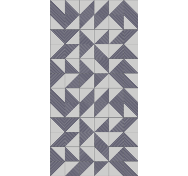 Geometric Patterned Harmony modern blind - TenStickers
