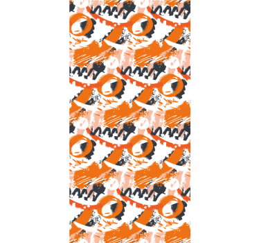Abstract Circular Motif texture and pattern blind - TenStickers