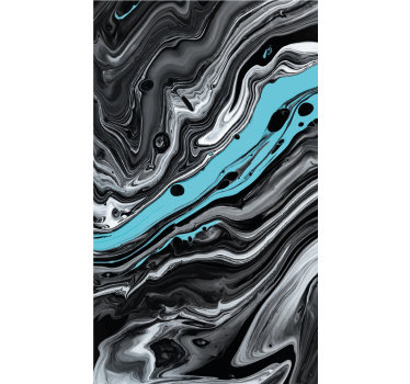 Fluid Black Patterns texture and pattern blind - TenStickers