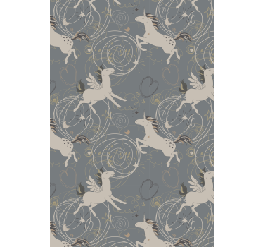Magical unicorns pattern childrens blind - TenStickers