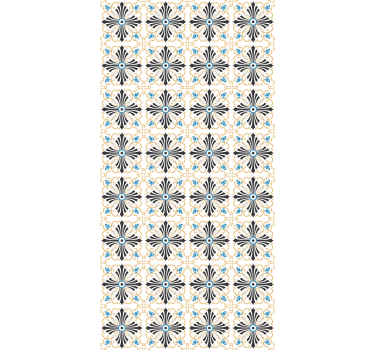 Graceful botanical motif kitchen blind - TenStickers