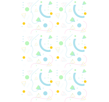 Geometric shapes array modern blind - TenStickers