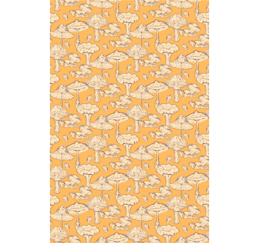 MUSHROOM PATTERN DESIGN flower blind - TenStickers