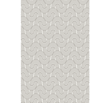 Art deco illusion pattern Flower roller blind - TenStickers