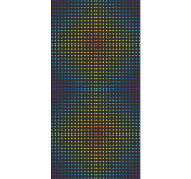 Rainbow mosaic background with colors and blind - TenStickers
